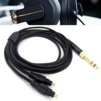 Replacement Headphones Audio Cable for Sennheiser HD580 HD600 HD650 Earphones