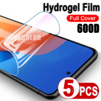 5pcs Water Gel Hydrogel Film For Xiaomi Redmi 12 5G 11 Prime Screen Protectors For Redmi 11Prime Redmi12 Redmi11 5 G 600D Phone