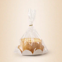 100 pcs Chiffon Cake packaging DIY baking bags cake paper box for Bakery Cholocate candy food Packing Bag 6/8 inch