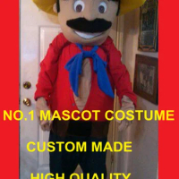 mexican Mascot Costume Adult Farmer Theme Cartoon mexican man Anime Cosply Dress Carnival Birthday Party Fancy Dress Kits 1747