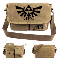 The Legend Of Zelda Wild Breath Cross Body Bag Messenger Bags Canvas Shoulder Bag Cartoon Anime School Book Tote