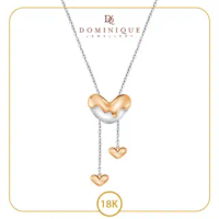 Kalung Sandra Dewi Gold Golden Love Melt Collections NC230250