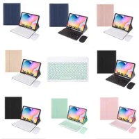 Keyboard Case Funda for Tablet Samsung Galaxy Tab S6 Lite SM-P610 P615 Wireless Keyboard Cover for Tab S6 Lite Coque