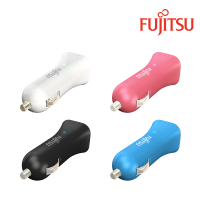 富士通FUJITSU雙USB車用充電器-(UC-01)