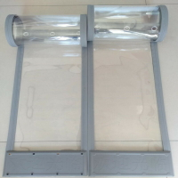 四季磁吸門簾磁磁鐵空調隔斷簾商用塑料透明自吸軟門簾