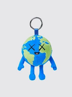 UNIQLO KAWS Charm gantungan Earth BLUE