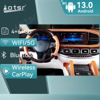 12.3 Inch Android 13 Qualcomm Snapdrag For Mercedes Benz Vito 2017-2023 Car Radio Multimedia Player CarPlay GPS Navi Head Unit