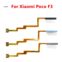 Fingerprint Home Sensor Flex Cable For Xiaomi Poco F3 Menu Key Touch ID Sensor Fingerprint with Power Button Replacement,M2012K1