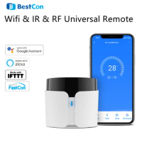 Broadlink Bestcon RM4C Pro Smart Home Automation WiFi IR RF Universal Intelligent Remote Controller Works With Alexa Google Home