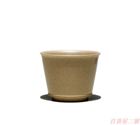 【暢陶】紫砂杯李建軍全手工品茗杯芝麻段泥茶杯清荷主人杯160cc
