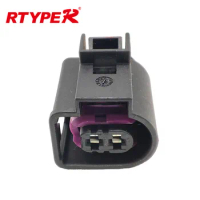2 Pin Pigtail Plug Wiring Connector Accessory 4D0971992A Fit For VW Volkswagen Golf &amp; GTI Jetta Beetle Passat Audi A3 A4