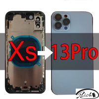 Suitable for Stainless For iPhone Xs to iPhone 13pro Chasiss,for iPhone Xs like 13 pro Housing Backs