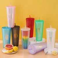 LY UỐNG NƯỚC 650ML,700ML VÂN KIM CƯƠNG/ LY VẢY CÁ TRƠN - Cốc Uống Nước Đẹp,Nhựa Pp 2 Lớp An Toàn Khô