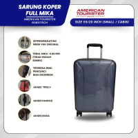 Reborn - Sarung Koper Full Mika Cocok Untuk American Tourister Robotech Size 20 Inch (Small/Cabin)