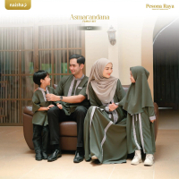Naisha - Asmarandana Army Family Set | Couple Pasangan | Sarimbit Keluarga | Sarimbit Lebaran 2025
