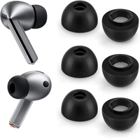 Foam Ear Tips for Samsung Galaxy Buds3 Pro - Ultimate Comfort and Unshakeable Fit with Memory Foam E