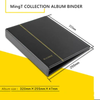 Leather album stamp album banknote book coin album card album 1 pcs of collection album PCCB MingT