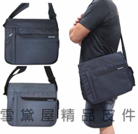 限時 滿3千賺10%點數↘ | ~雪黛屋~BAIHO 書包大容量隨身肩側包隨身物品專用台灣製造品質保證防水尼龍布可放A4資料夾OH252