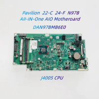 DAN97BMB6E0 For HP Pavilion 22-C 24-F N97B All-in-One PC Motheroard With J4005 CPU DDR4 L03377-001 L03377-602 002 Mainboard