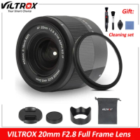 VILTROX 20mm F2.8 Sony FE Lens Auto Focus Full Frame Ultra Wide Fixed Lens for Sony E Mount A7M A7CII ZV-E1 A7RV ZV-E10