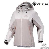 【ARCTERYX 始祖鳥】女 Beta AR Gore-Tex 3L 防水透氣連帽外套.風雨衣_X000006605 白迷彩