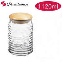 【Pasabahce】歐式 創意原木雲朵儲物罐 1120cc 餅乾罐 糖果罐 儲藏罐 保鮮罐 玻璃罐