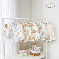 Áo Choàng Chống Nắng Cổ Tích Hoàng Gia Anchee Vải Xô Muslin Mềm Mại, Thoáng Mát Cho Bé Dưới 3 Tuổi