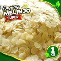 (SUPER) Emping Melinjo Kebumen 1kg Kualitas Premium Emping Mentah Tipis Camilan Sedang