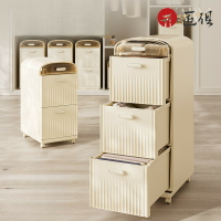 【匠俱】 家用多層抽屜式置物櫃 多功能收納櫃 小推車可移動大容量夾縫儲物櫃 衣櫃 檔案櫃 文件櫃