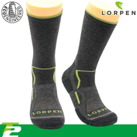 Lorpen T2 男美麗諾羊毛健行襪 ECO T2LME(II) / 城市綠洲 (襪子 羊毛襪 保暖襪 中筒襪)