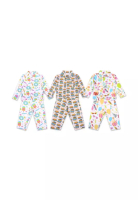 THE MOM STORE Combo of 3 Kids Pajama Sets - Option B
