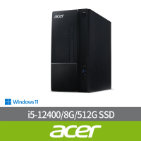 Acer 宏碁 i5六核電腦(Aspire TC-1750/i5-12400/8G/512G SSD/W11)
