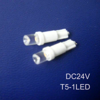 High quality,24V T5 led,T5 24VDC,T5 LED,T5 lamp,24V T5 light,W3W Bulb,T5 Indicator Lamp,T5 Bulb,T5 DC24V,free shipping 500pc/lot