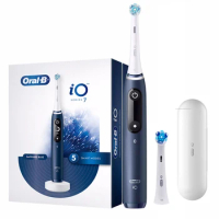 Oral-B iO Series 7 Electric Toothbrush with 2 Brush Heads 5 Smart Modes Quick Charge With Pressure Sensor Deep Clean Teeth