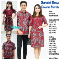 Sarimbit Batik Keluarga Adem Baju Couple Keluarga Batik Solo Seragaman Batik Natal Sarimbit DIVANIA 