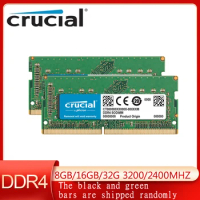 Original Crucial Ram DDR4 Notebook Memory SODIMM 8GB 16G 32GB 2400MHZ 2666MHZ 2133MHZSingle Rank CL22 1.2V Unbuffered 260-Pin