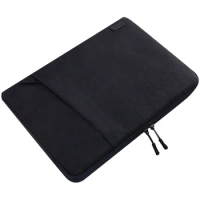 SHENG BEI ER 12inch Waterproof Laptop Bag Suitable for iPads Tablets Simplicity Laptop Bag Laptop Liner Bag (Black)