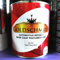 Cat pu Super deep black / super hitam pekat goldschmied 200ml ecer
