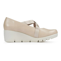 รองเท้าส้นสูงผู้หญิง Women Comfort High Heels  สีเบจ