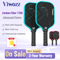 Pickleball Paddles Viwozz V7 T700 Carbon Fiber Pickleball Set with Pickleball Rackets