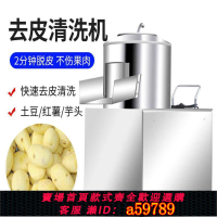 【台灣公司 可打統編】土豆去皮機商用削皮機清洗機地瓜紅薯生姜洋芋馬鈴薯小土豆脫皮機