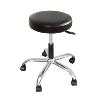 LOGIS邏爵-新款M&amp;M圓凳質感鐵腳工作椅 美髮椅