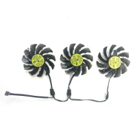3 fans New for GIGABYTE GeForce P104-100 GTX1060 1070 1070ti 1080 1080ti G1 GAMING graphics card replacement fan T128010SU