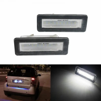 belook ไฟป้ายทะเบียน LED Canbus สีขาว สำหรับ Smart Fortwo Cabrio Coupe W451 2N4Q7ตัวตัดโซ่ เครื่องมื