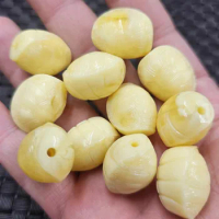 Fluorescent Floating Salt Water Beeswax Shell of Turtle Scattered Beads Artificial White Pattern Beeswax Beeswax Tortoise Bracel