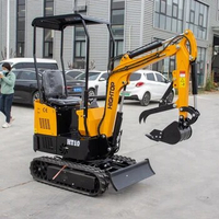 Household Mini Hydraulic Excavator 1ton 1.2ton 1.5ton 2ton Digger