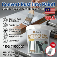 Duralite 2in1 Anti Rust Paint For Metal 600g/1kg No More Rust Anti Karat Paint for Iron Gate Fence M