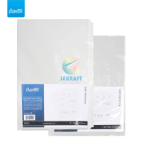 (50 Pcs) Sheet Protector BANTEX BF3112 A4 / BF3113 F4 FC Folio Tebal 0.06 mm PP Pocket Anti Static B