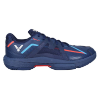 VICTOR 男專業羽球鞋-訓練 運動 羽毛球 U型楦 勝利 P6500-B 丈青藍紅