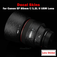 85 1.2 II Lens Premium Decal Skin for Canon EF 85mm f/1.2L II Lens Protector EF85 F1.2 II Lens Cover Film Wrap Sticker